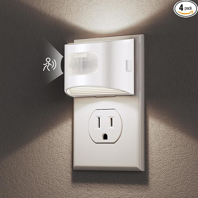 DORESshop LED Night Light, Night Lights Plug into Wall, 3 Mode Plug in Night by DORESshop