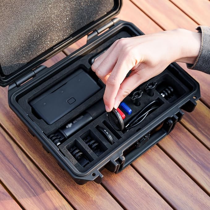 KIWIFOTOS Hard Case for DJI Osmo Action 6 5 Pro/Action 4 3 Adventure Combo - Image 8