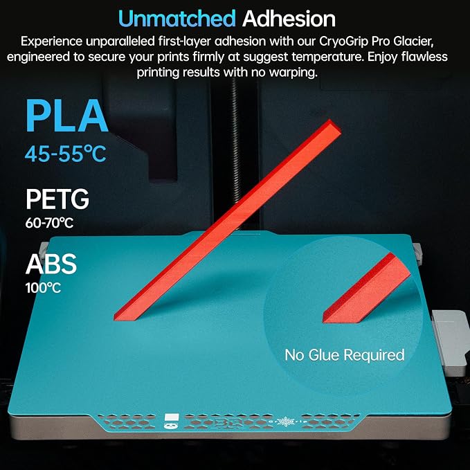 BIQU CryoGrip Pro Glacier 257x257mm Panda Build Plate - Image 2