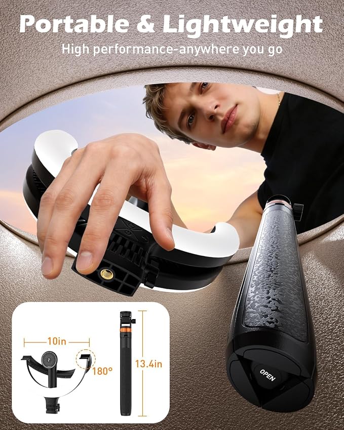 CloudValley 10" Magnetic Ring Light - Image 8