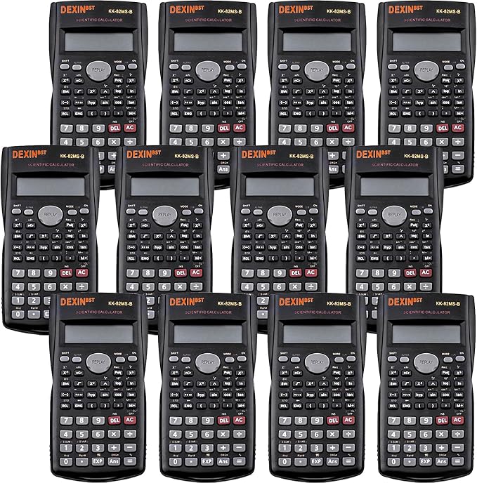 12 Packs Scientific Calculator Bulk, 2-Line Engineering Scientific Calculators by Unknown