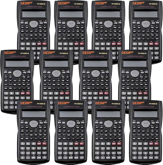 12 Packs Scientific Calculator Bulk, 2-Line Engineering Scientific Calculators by Unknown