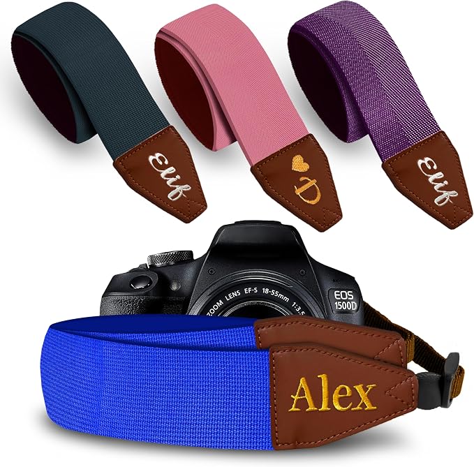 Art Tribute Custom Royal Blue Camera Strap by ArtTribute