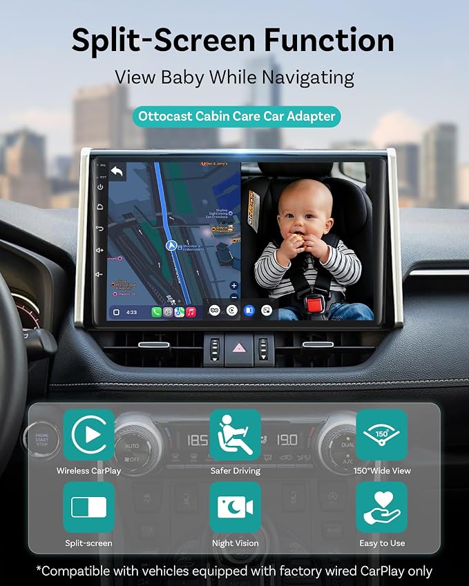 OTTOCAST Cabin Care Baby Car Camera - Image 2