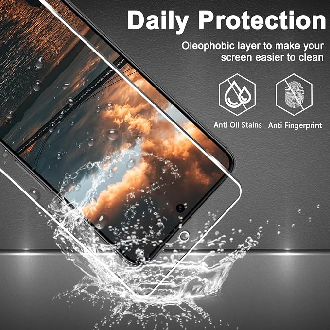 Pixel 8 Screen Protector + Camera Lens Protector, 9H Tempered Glass, - Image 5