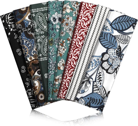 8PCS Summer-Exclusive Non Slip Sports Elastic Soft Running Fashion Headbands by VANRUIDFashionSportHeadbands