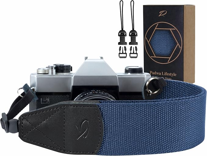 Padwa Lifestyle Blue Camera Strap by PadwaLifestyleCameraStrap