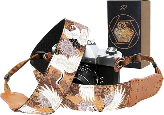 Padwa Lifestyle Brown Crane Camera Strap by PadwaLifestyleCameraStrap