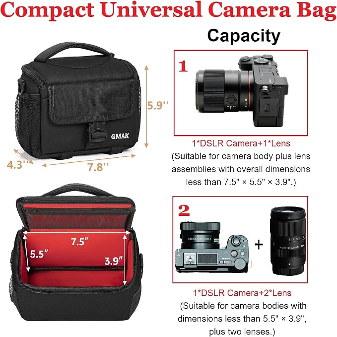 Camera Carrying Bag, Anti-Shock Camera Case Bag - Image 4