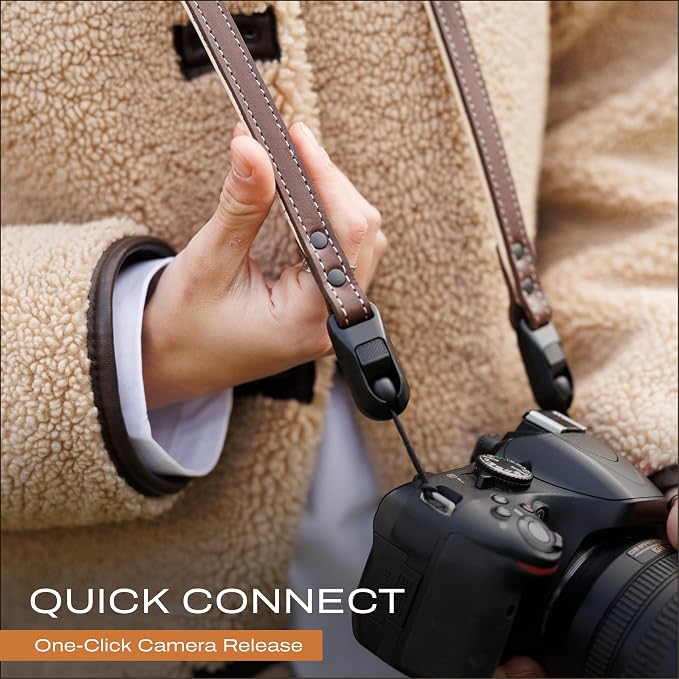 C Coiro Thin Leather Camera Strap - Image 2