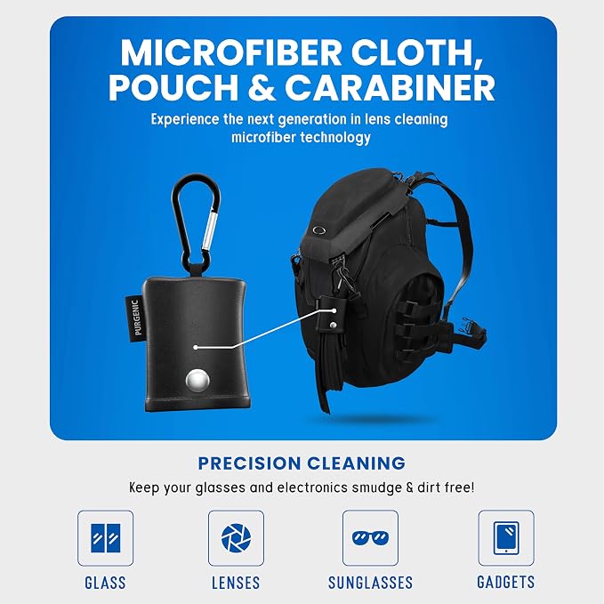 Microfiber Cloth & Glasses Wipes Lens & Glasses Cleaning Cloth - Image 3
