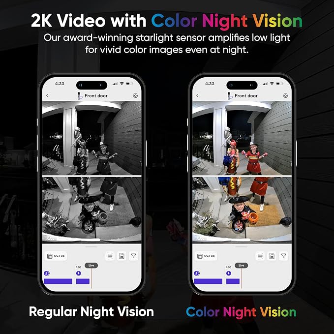 WYZE Wireless Duo Cam Video Doorbell, Battery Powered, 2K Full HD Video - Image 4