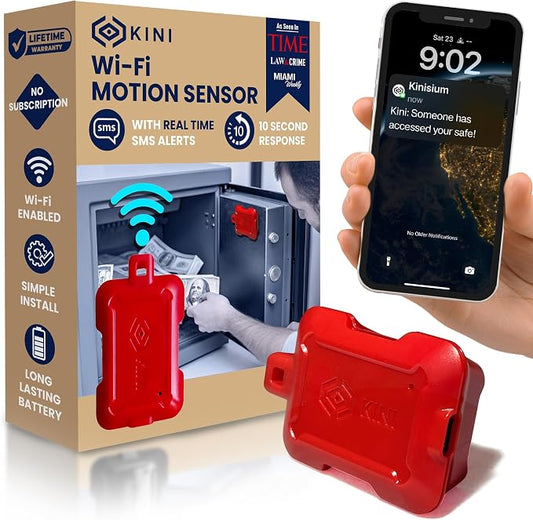 Kini Safe Alert Wi-Fi Motion Sensor Alarm by Kinisium