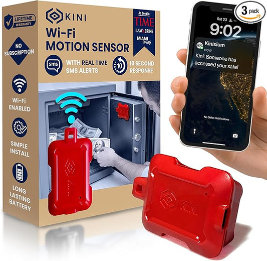Kini Safe Alert Wi-Fi Motion Sensor Alarm by Kinisium