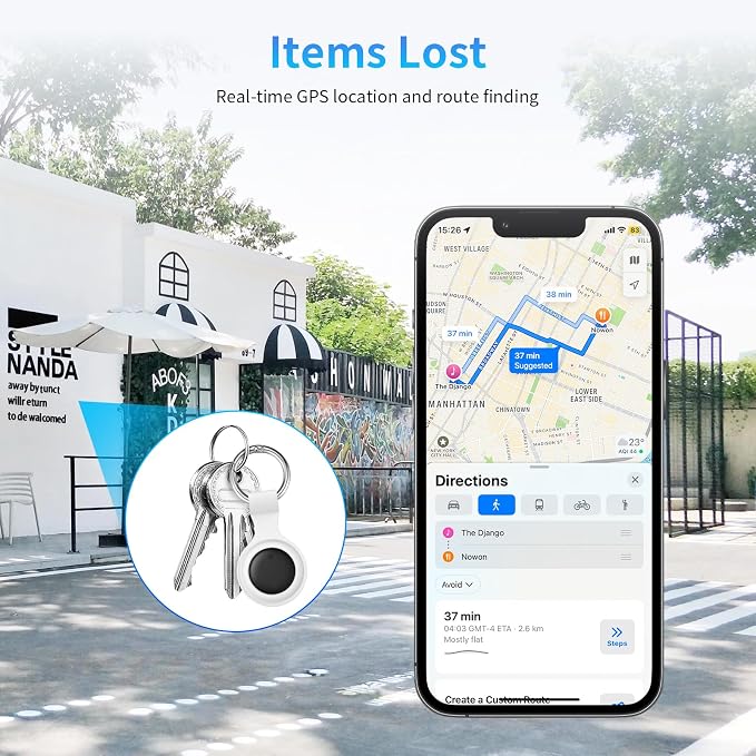 FIDECO Tracker Tag-4 Pack, Luggage Tracker - Image 4