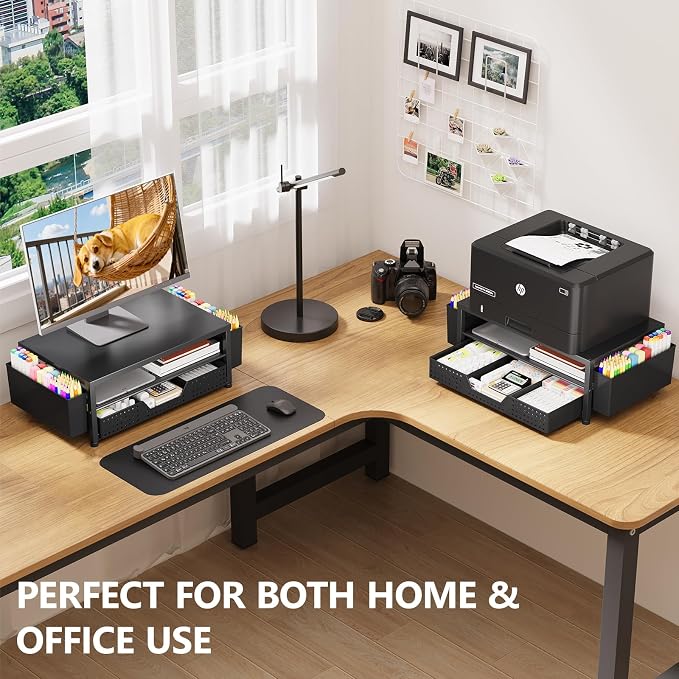 OPNICE Desk Organizers and Accessories, Computer Monitor Stand Riser - Image 5