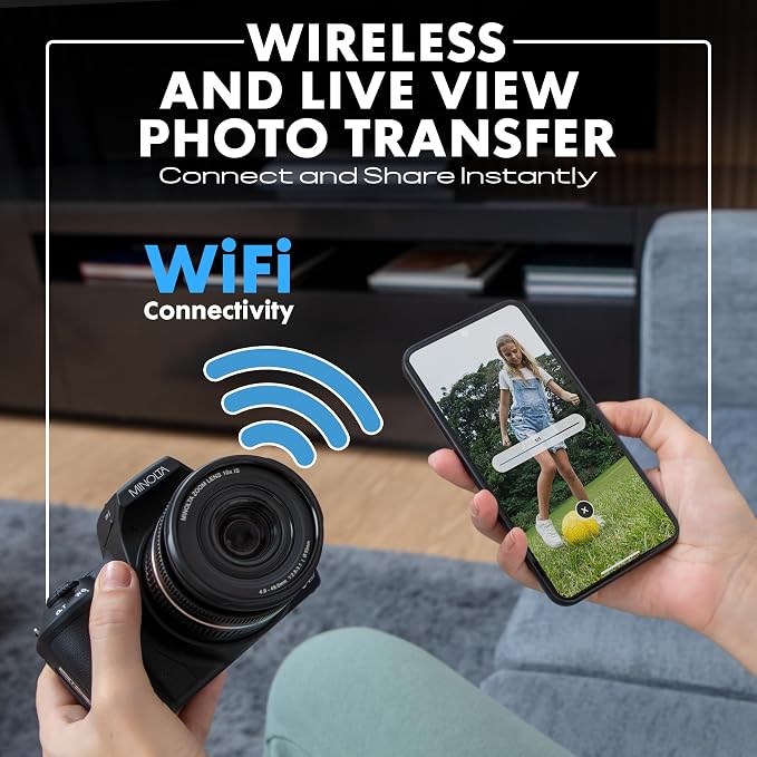 Minolta 64MP Digital Camera – 10x Optical Zoom, 4K Ultra HD Video, Macro - Image 4