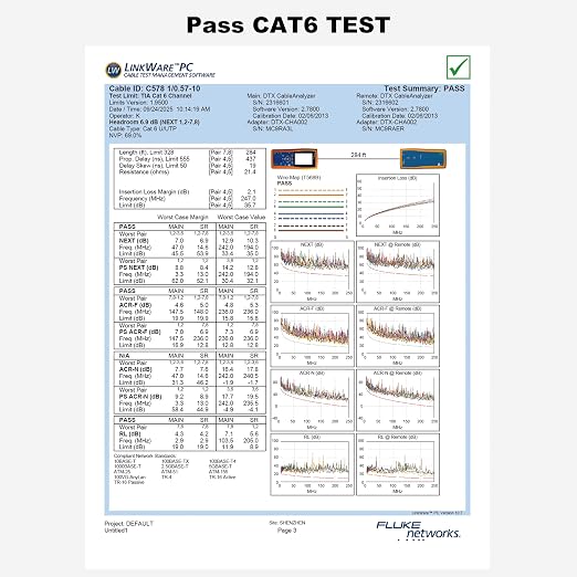 CAT5E/Cat6 Plenum Cable 1000ft, 23AWG CCA UTP 550MHz 10Gbps, DSX-8000 Certified - Image 2