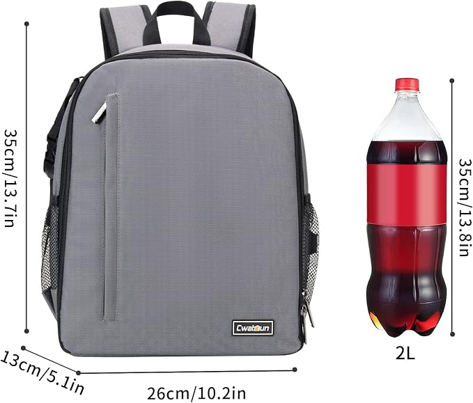 Cwatcun Camera Backpack Professional Camera Bag - Image 10