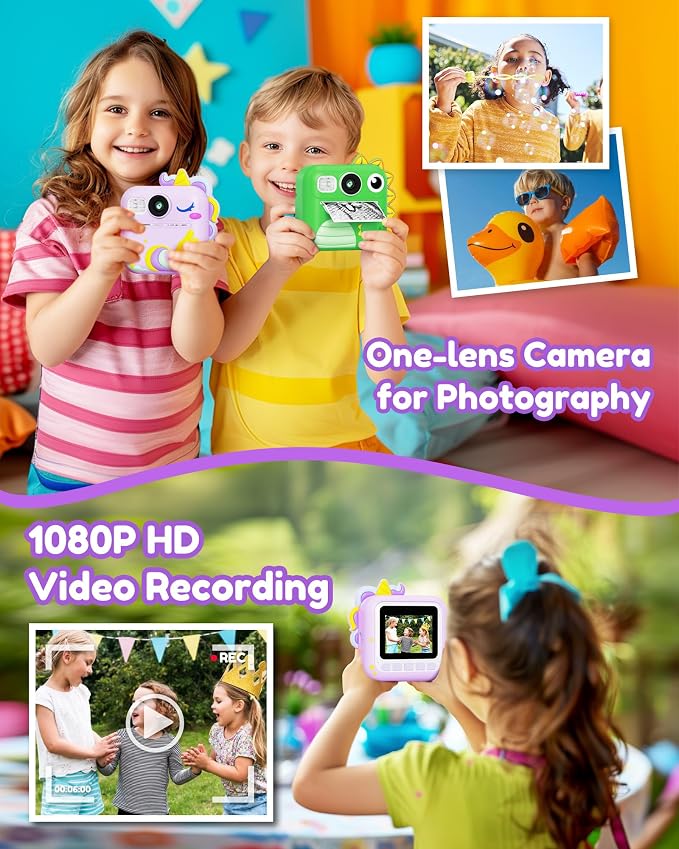 KOKODI Kids Camera Instant Print, Toddler Cameras Christmas Birthday Gifts - Image 5