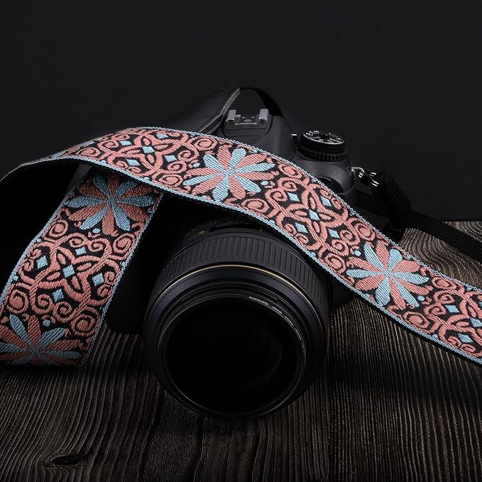 Camera Strap, Jacquard Weave 2" Shoulder Neck Straps - Image 4