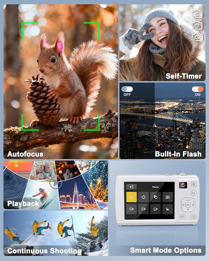 8K Digital Camera for Photography, 88MP WiFi Vlogging Camera for YouTube - Image 7