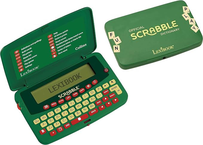 LEXiBOOK Scrabble Dictionary, Build and Pattern Function, 276 000 playable - Image 5