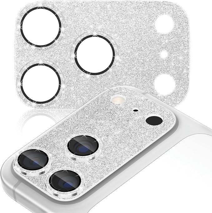 imluckies Compatible with iPhone 17 Pro Max Camera Lens Protector Bling by imluckies