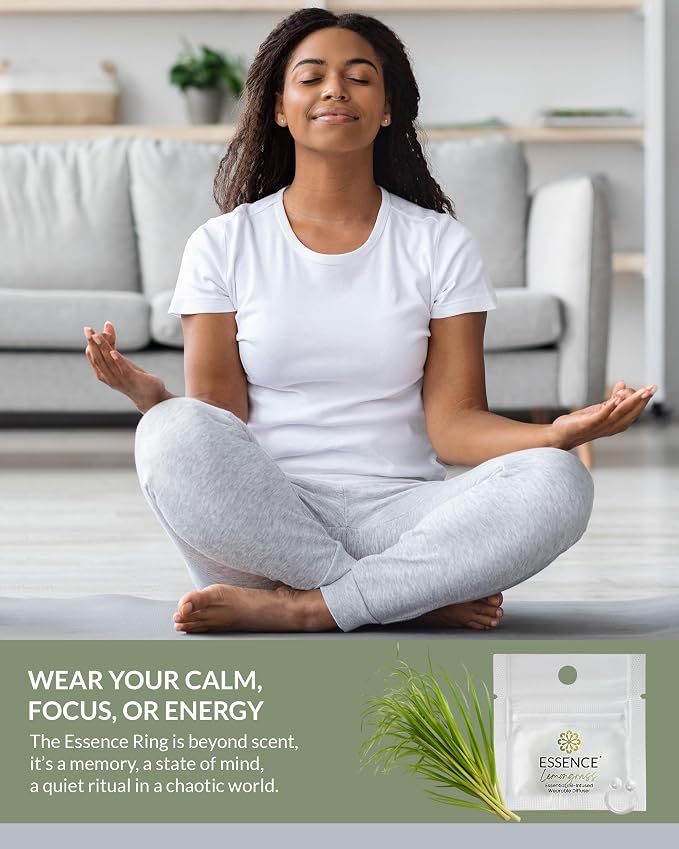 Essence Wearable Aromatherapy Nasal Diffuser – Lemongrass Essential Oil Nose - Image 2