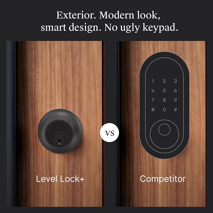 Level Lock+ WiFi Deadbolt Smart Lock - Image 2