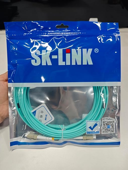 OM3 LC to LC Fiber Patch Cable 5m, Duplex 50/125μm Multimode Jumper, 10GB 40GB - Image 8