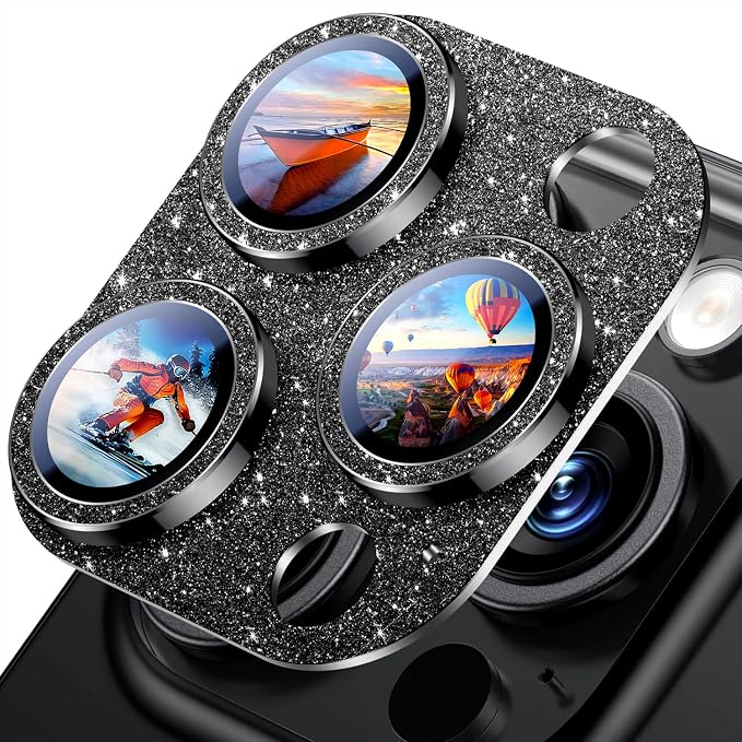 Uyiton Compatible with iPhone 16 Pro/iPhone 16 Pro Max Camera Lens Protector - Image 2