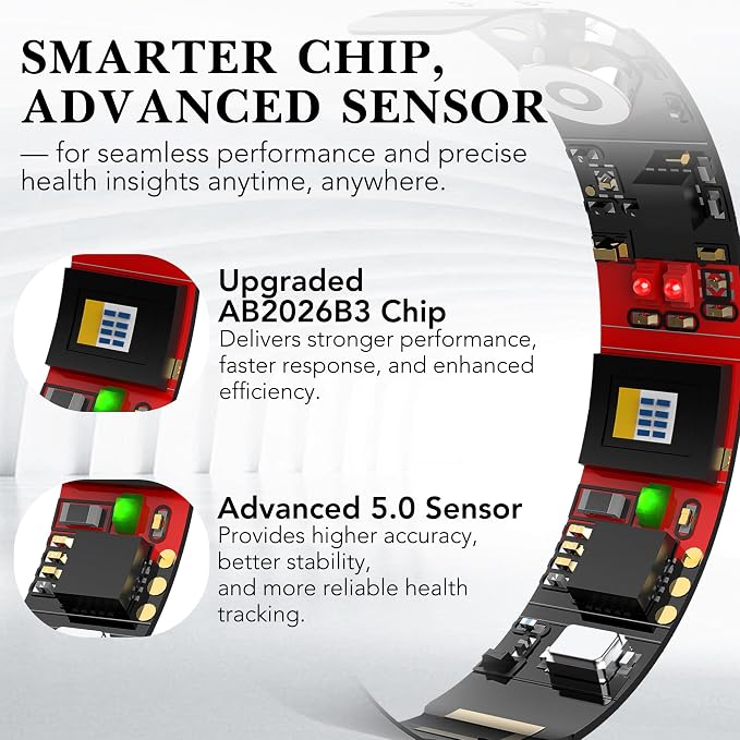 Smart Ring 2.0 for Women Men, Slim Scratch & Fingerprint Resistant Design - Image 5