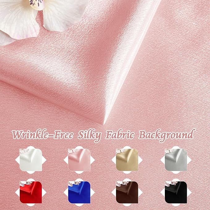 RUDONG M Satin Photography Backdrop 3.3x2.5ft - Image 6