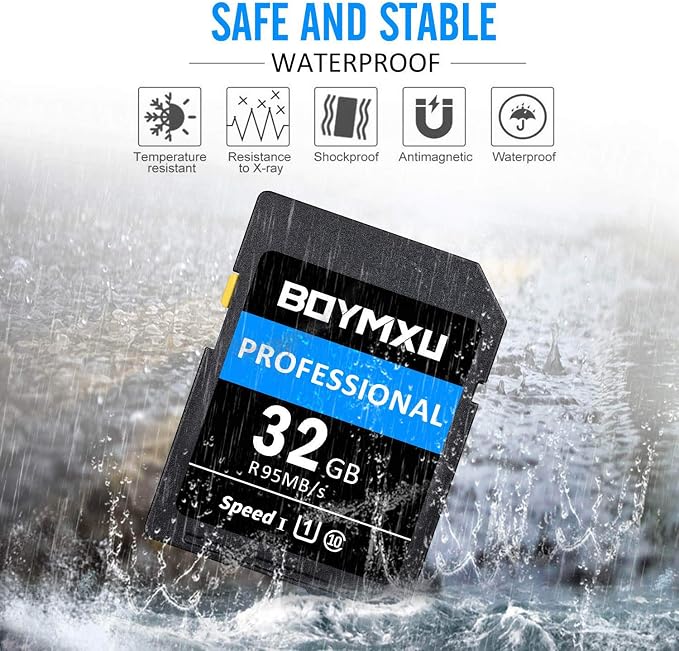 32GB Memory Card, BOYMXU Professional 1000 x Class 10 UHS-I U3 Card Compatible - Image 6