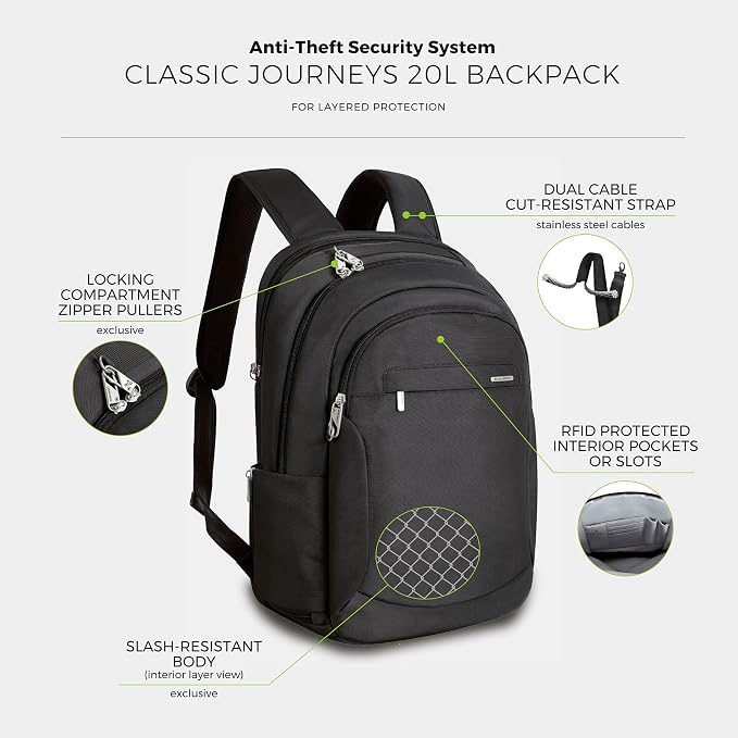 Travelon Anti-Theft Classic Large Backpack - Image 4