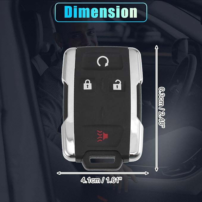 X AUTOHAUX M3N-32337100 315MHz Keyless Entry Remote Ignition Transponder Key Fob - Image 6