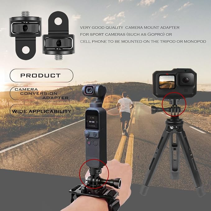 Aluminum Alloy Tripod Adapter, Compatible - Image 6