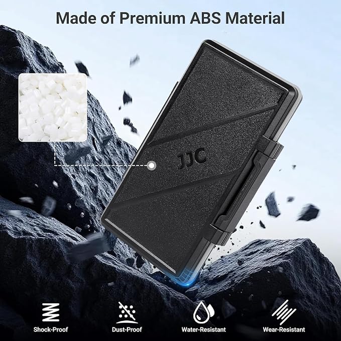 36 Slots Memory Card Case Water-Resistant Anti-Shock Memory Card Wallet - Image 9