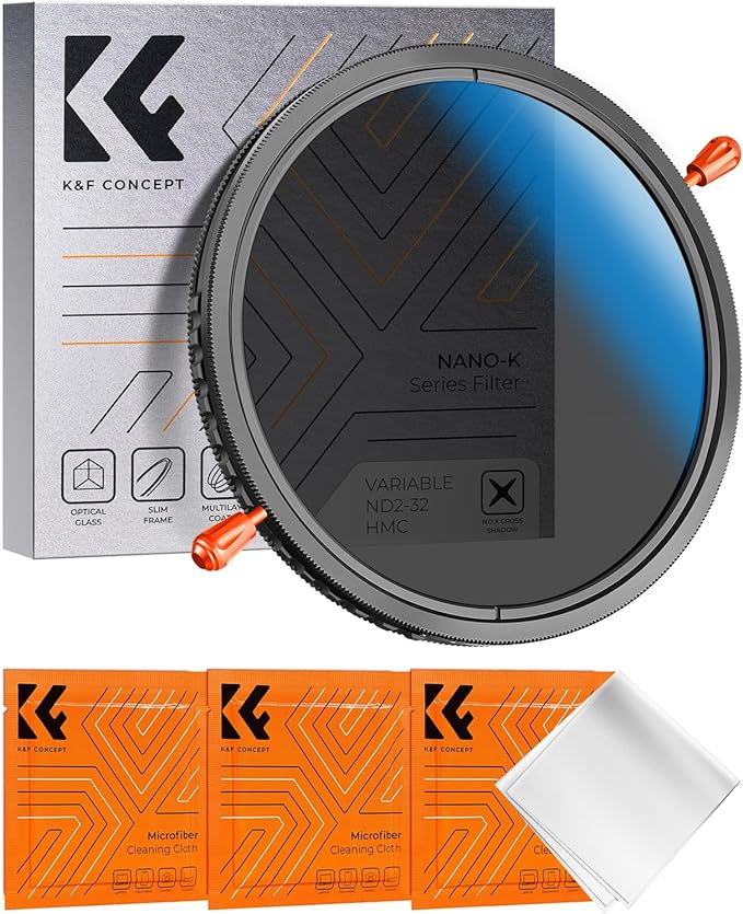 K&F Concept 67mm Variable ND2-32 & Circular Polarizing Lens Filter 2 in 1-18 by KFCONCEPT