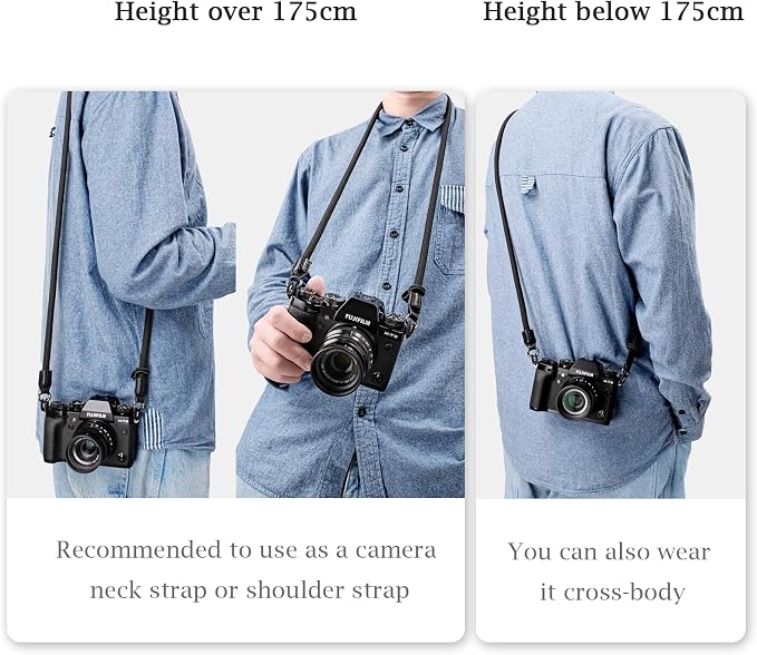 VOVMOEYA Nylon Braided Camera Rope Strap, Camera Neck Shoulder Strap - Image 7