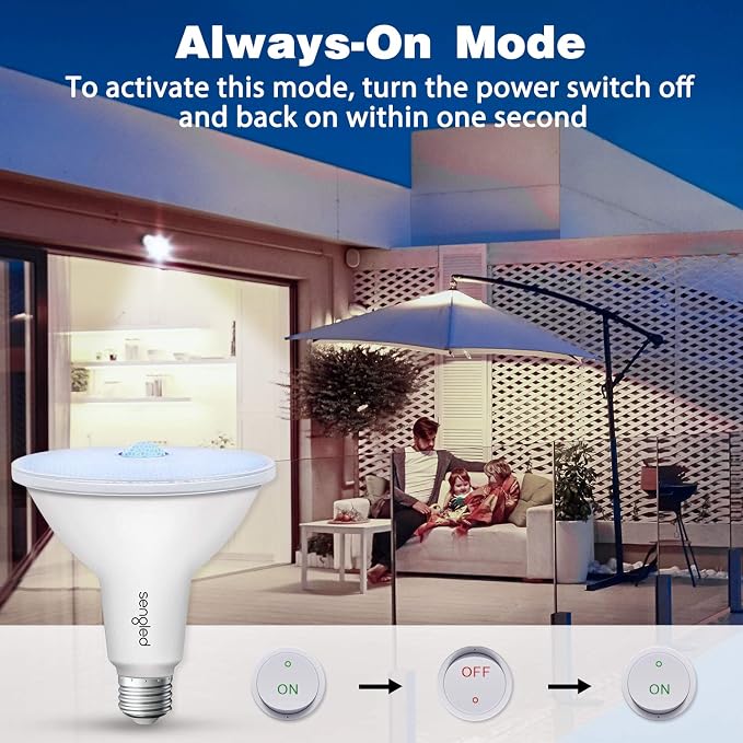 Sengled Motion Sensor Flood Lights Outdoor Dusk to Dawn Security Light Bulbs - Image 4