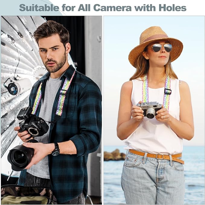 Adjustable Shoulder Strap, Comfortable Camera Strap, Neck Lanyard - Image 3