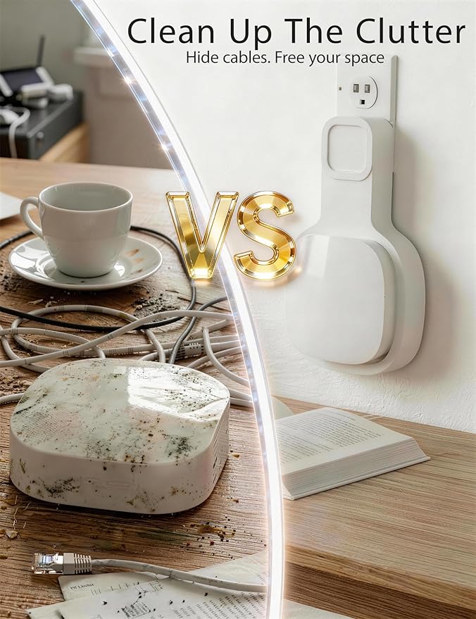 Wall Mount Holder for eero 6 and eero 6+ Router Mesh Wi-Fi System, No Messy - Image 3
