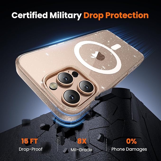 toushion 3 in 1 for iPhone 16 Pro Max Case Clear - Image 4