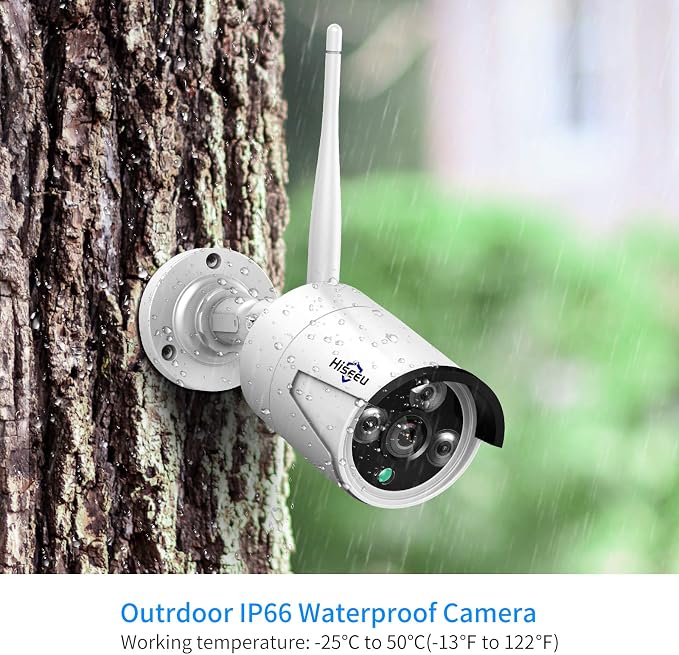 【16CH Expandable】Hiseeu Home Security Camera System, 24/7 Recording, Wired - Image 7