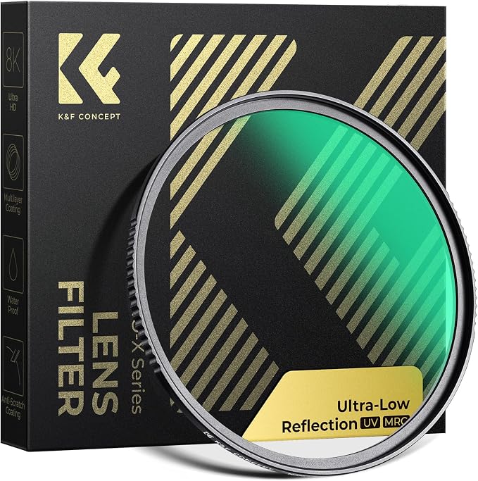 K&F CONCEPT 46mm Ultra-Low Reflectivity MCUV Lens Protection Filter 28 by KFCONCEPT