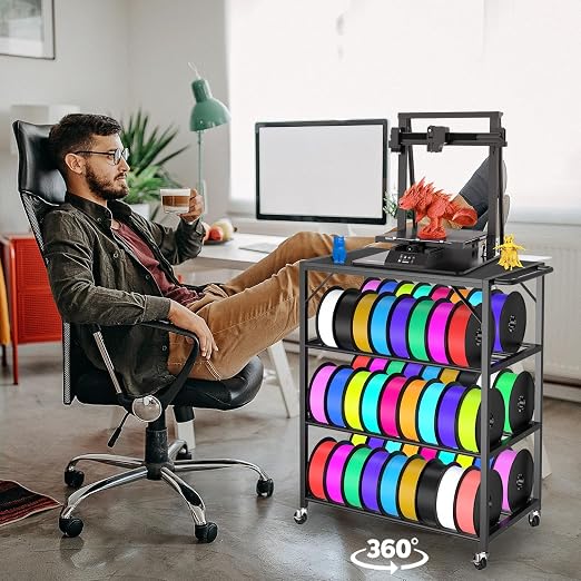 3D Printer Stand with Filament Storage Rack - Image 8