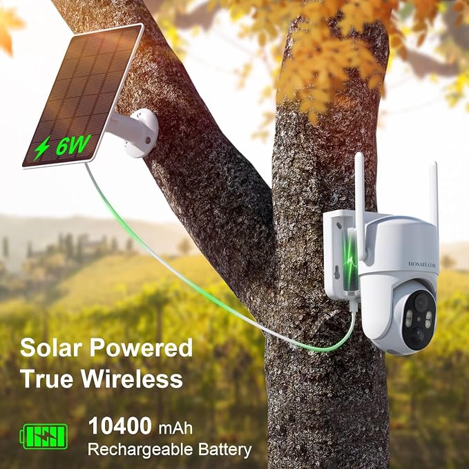 4G LTE Cellular Security Camera No Internet Needed, 2K Solar No wifi Security - Image 3