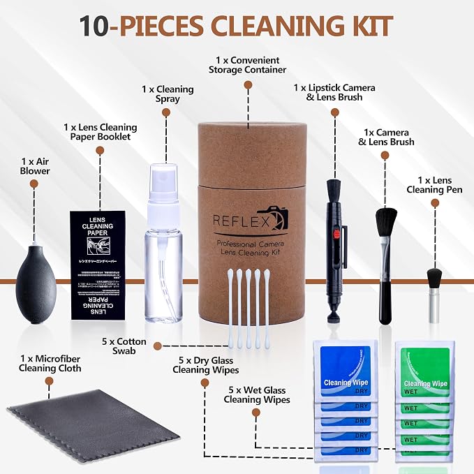 REFLEX CAMERA Professional 19 in 1 Camera Cleaning Kit, Camera Lens Cleaning Kit - Image 2